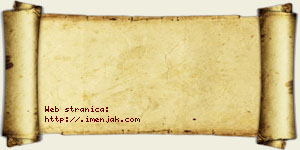 Milana Cerovac vizit kartica